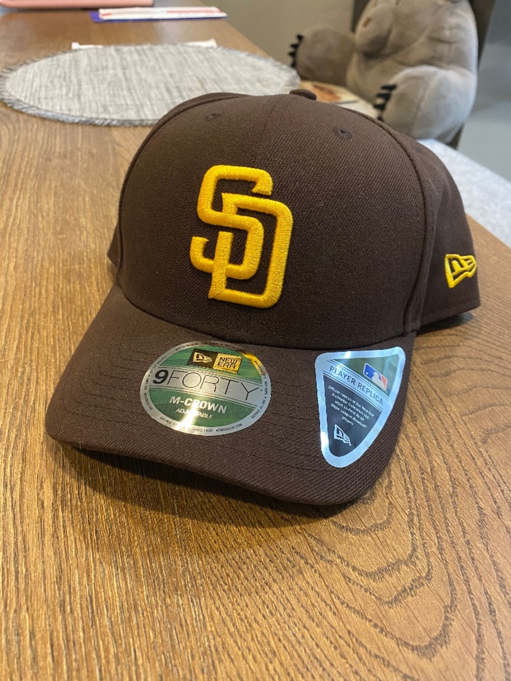 Men's San Diego Padres New Era Brown Player Replica 9SEVENTY Adjustable Hat
